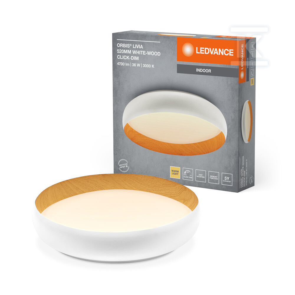 Світильник LED Orbis Livia 520MM 36W - 4099854284069