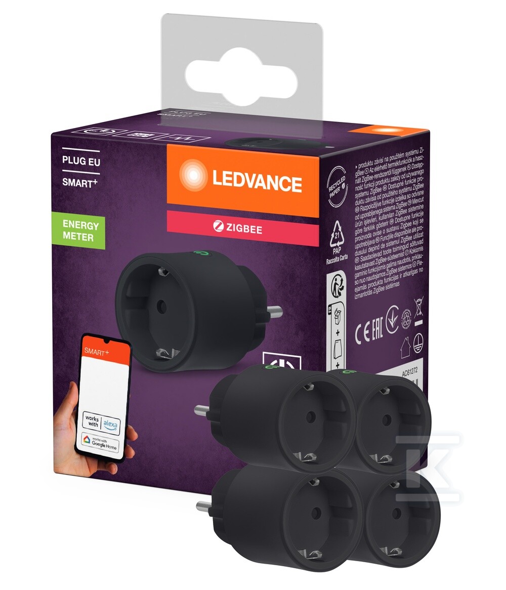 Wtyczka SMART z inteligentnym gniazdem - 4099854295256
