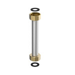 Zestaw elastycznych przyłączy Flex-Fix 2 x 1" gw 300 mm bez izolacji