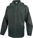 Дощовик з поліестеру з поліуретановим покриттям зовні зелений 3XL