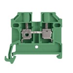 Blok zacisku przelotowego, Przyłącze śrubowe / lutowane, zielony, 2.5 mm2, 24 A, 800 V, liczba przyłączeń: 2, SAK 2.5/35 GN
