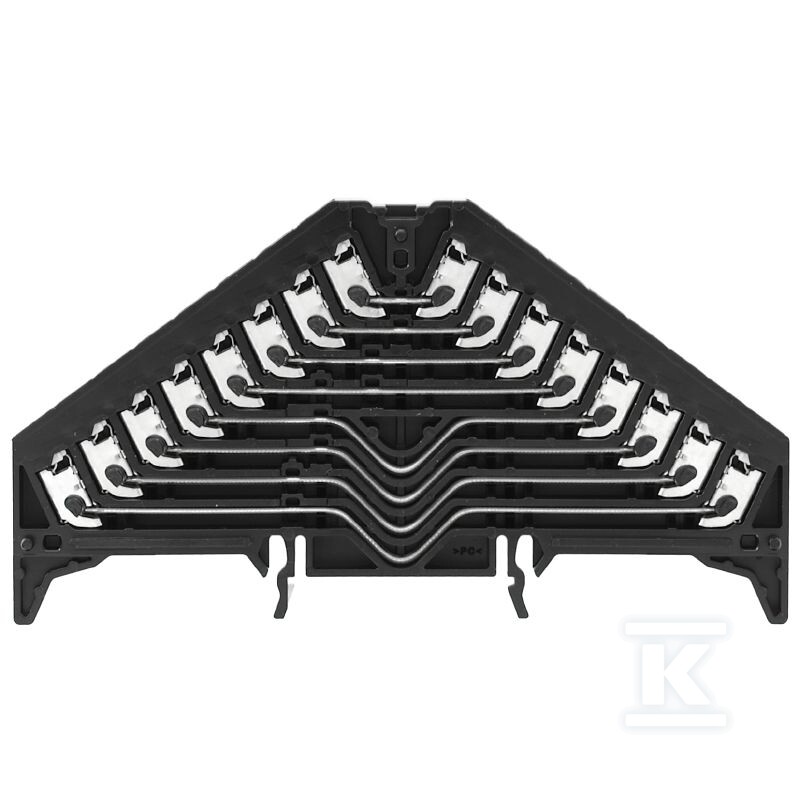 Zacisk rozdzielacza krosowego, PUSH IN, - 1288260000