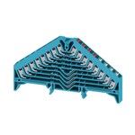 Zacisk rozdzielacza krosowego, PUSH IN, niebieski, 1.5 mm2, 8 A, 250 V, liczba przyłączeń: 32, liczba poziomów: 8, TS 35 x 7.5, V-0, Poliwęglan, PRV 8 BL 35X7.5 RT/WS