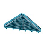 Zacisk rozdzielacza krosowego, PUSH IN, niebieski, 1.5 mm2, 6 A, 250 V, liczba przyłączeń: 64, liczba poziomów: 16, TS 35 x 7.5, V-0, Poliwęglan, PRV 16 BL 35X7.5 WS/RT