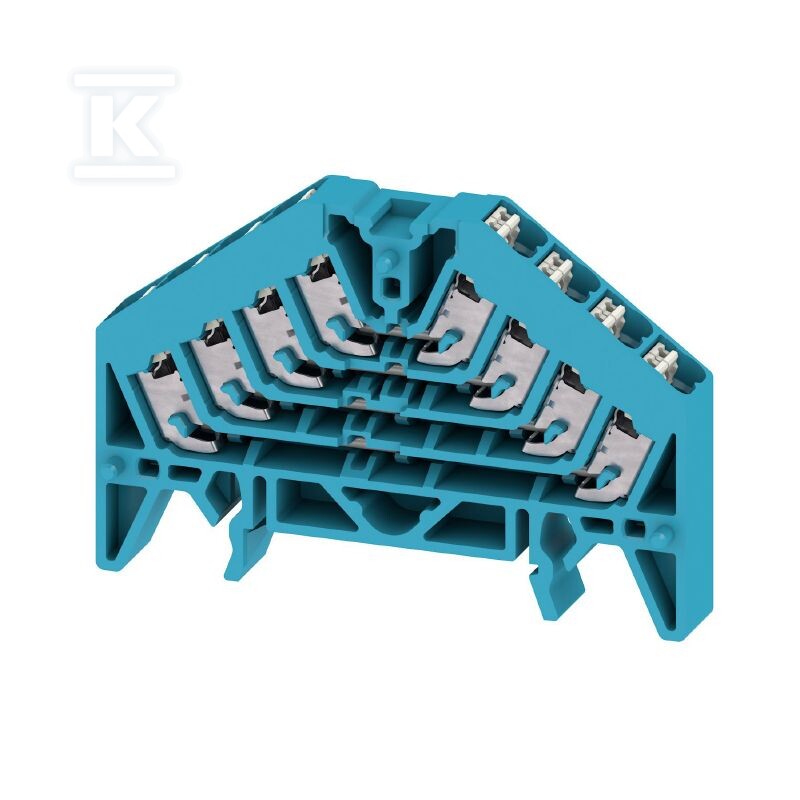 Zacisk rozdzielacza krosowego, PUSH IN, - 1173930000