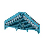 Zacisk rozdzielacza krosowego, PUSH IN, niebieski, 1.5 mm2, 8 A, 250 V, liczba przyłączeń: 32, liczba poziomów: 8, TS 35 x 7.5, V-0, Poliwęglan, PRV 8 BL 35X7.5 WS/RT