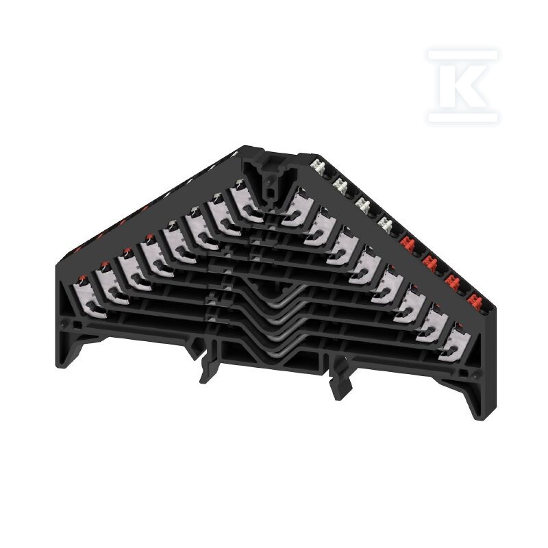 Zacisk rozdzielacza krosowego, PUSH IN, - 1173800000