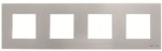 Ramka 4-krotna Basic Zenit srebrny N2274.1 PL
