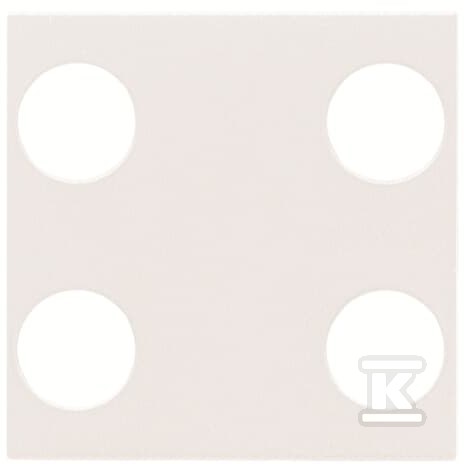 Pokrywa przycisku 2/4 KNX KNX biały - 2CLA222140N1101