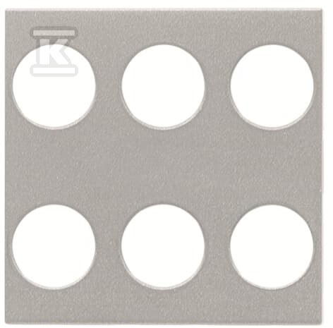 Pokrywa przycisku 3/6 KNX KNX srebrny - 2CLA222160N1301