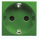 Gniazdo SCHUKO Zenit zielony N2288 VD