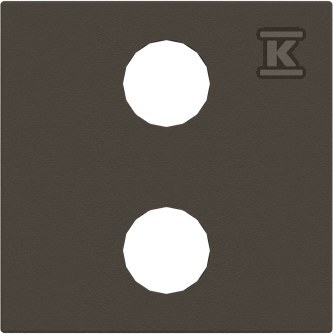 Pokrywa przycisku 1/2 KNX -KNX antracyt - 2CLA222120N1801