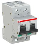 Wyłącznik nadmiarowo-prądowy, 2P, charakterystyka B, 100A, 3kA, PV | S802PV-SP100
