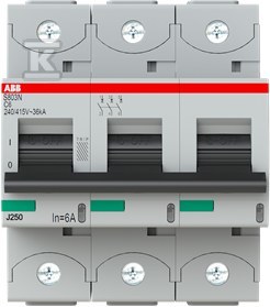 Wyłącznik nadmiarowo-prądowy, 3P, - 2CCS893001R0064