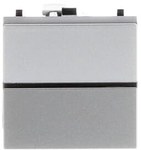 Łącznik schodowy (miechanizm + klawisz) Zenit srebrny N2202 PL
