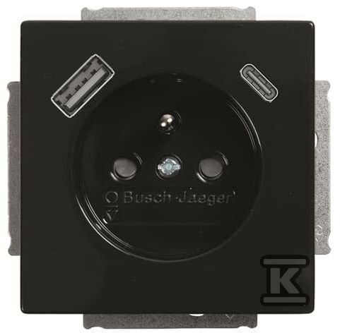 Gniazdo 230V USB A+C, Future linear 81 - 2CKA002017A1913