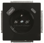 Gniazdo 230V USB A+C, Future linear 81 antracyt 20 MUCB2USBAC-81-500