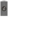 Mechanizm gniazda SAT Zenit srebrny N2150 PL
