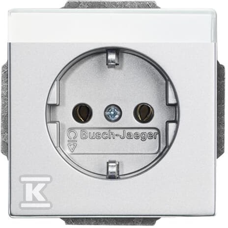 Gniazdo SCHUKO z polem opisowym z - 2CKA002011A3810