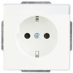 Gniazdo SCHUKO z polem opisowym 20 EUN-884
