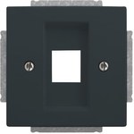 Nośnik RJ45 pojedynczy antracy 2561-81^Modyłowy