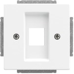 Nośnik RJ45 pojedynczy biały 2561-84^Modyłowy