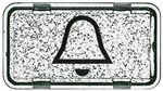 Symbol "dzwonek" stopień ochrony: IP44 -Allwetter, Ocean neutralny 2622 KI-101