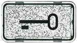 Symbol "klucz" stopień ochrony: IP44 -Allwetter, Ocean neutralny 2622 TR-101