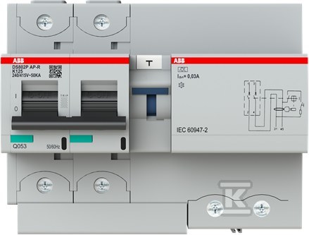 Wyłącznik różnicowo-prądowy z blokiem - 2CCG001341R0001