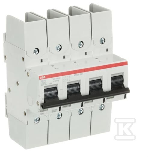 Wyłącznik nadmiarowo-prądowy, 4P, - 2CCS248363R0001