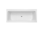Wanna do zabudowy One STONEX® 1700x750 z syfonem klik-klak chrom, zintegrowany przelew SLOT