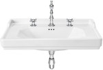 Раковина CARMEN настінна 80x50 см 3 отвори, БІЛИЙ БЛИСК