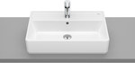 GAP rectangular countertop washbasin 60x42 cm with tap hole, with overflow