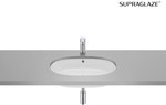 Umywalka GAP podblatowa owalna 55x35 cm Supraglaze®