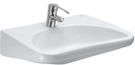 ACCESS washbasin 66 x 55 cm, without overflow, with tap hole