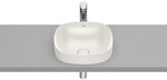 Umywalka INSPIRA SOFT 370x370 H75 FINECERAMIC ® beż
