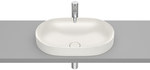 Umywalka INSPIRA ROUND 550x370 H75 FINECERAMIC ® beż