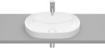 Umywalka INSPIRA ROUND 550x370 H75 mm FINECERAMIC ®, Supraglaze®