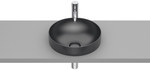 Umywalka INSPIRA ROUND 370x370 H75 FINECERAMIC ® ONYX