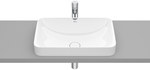 Umywalka INSPIRA SQUARE 550x370 H75 FINECERAMIC ® BIAŁY MAT
