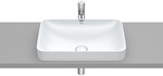 Umywalka INSPIRA SQUARE 550x370 H75 FINECERAMIC ® PERŁA