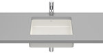 Umywalka INSPIRA SQUARE podblatowa 430x320 FINECERAMIC ® beż