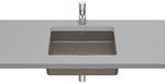 Umywalka INSPIRA SQUARE podblatowa 430x320 FINECERAMIC ® CAFE