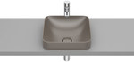 Umywalka INSPIRA SQUARE 370x370 H75 FINECERAMIC ® CAFE