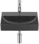 Umywalka ONA ścienna 45x36 cm CPT Fineceramic® CZARNY MAT