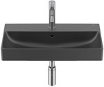 Umywalka ONA ścienna 60x36 cm CPT Fineceramic® CZARNY MAT