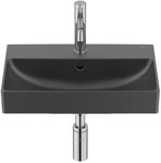 Umywalka ONA ścienna 50x36 cm CPT Fineceramic® CZARNY MAT