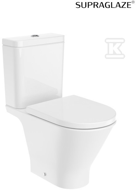 Miska WC GAP Round do kompaktu Rimless - A3420N8S00