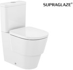 Miska WC TURA do kompaktu Rimless 62,5 cm przyścienna BTW, o/podwójny, Supraglaze®