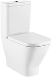 Miska WC GAP SQUARE do kompaktu Rimless 60 cm, przyścienna BTW, o/podwójny, Supraglaze®